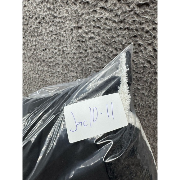 NWT Aqua Double Breasted Tweed‎ Tipped Trim Blazer Black Womens Size S - Picture 12 of 12